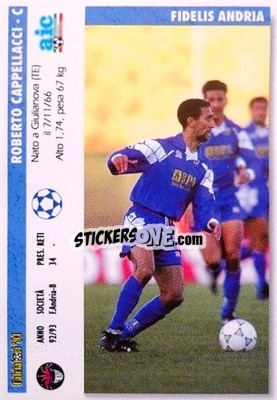 Cromo Roberto Cappellacci / Roberto Ripa - Italian League 1994 - Joker