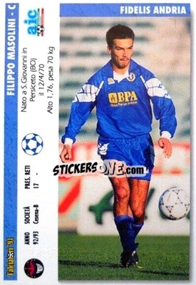 Sticker Filippo Masolini / Raffaele Quaranta - Italian League 1994 n. 386 - Joker