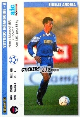 Sticker Vittorio Insanguine / Giancarlo Romairone - Italian League 1994 - Joker