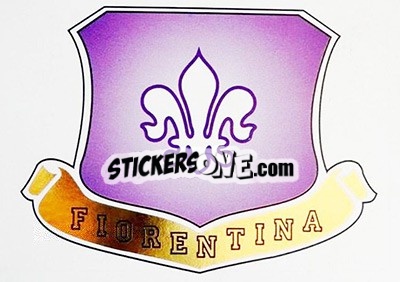Sticker Fiorentina Badge/Francesco Toldo - Italian League 1994 n. 388 - Joker
