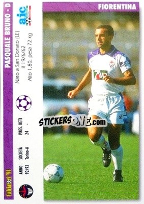 Figurina Pasquale Bruno / Daniele Carnascialli - Italian League 1994 - Joker