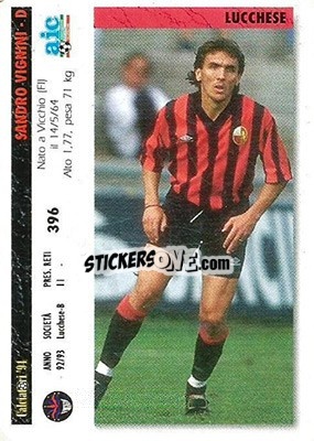 Cromo Mirko Taccola / Sandro Vignini - Italian League 1994 - Joker