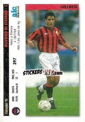 Sticker Eusebio Di Francesco / Oliviero Di Stefano - Italian League 1994 n. 397 - Joker