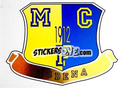 Sticker Modena Team Badge/Ferro Tontini - Italian League 1994 n. 400 - Joker