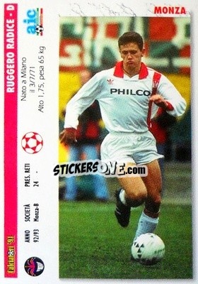Sticker Ruggero Radice / Massimo Brambilla - Italian League 1994 n. 408 - Joker