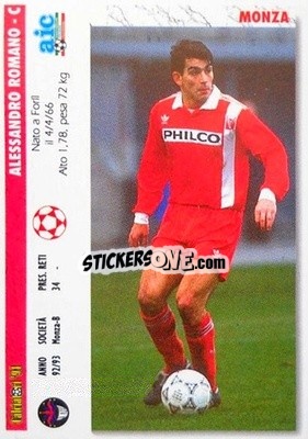 Figurina Alessandro Romano / Fulvio Saini - Italian League 1994 - Joker