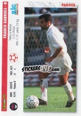 Sticker Franco Gabrielli / Massimiliano Rosa - Italian League 1994 - Joker