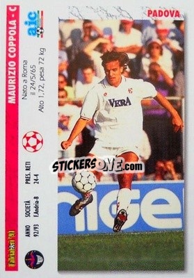 Sticker Maurizio Coppola / damiano Longhi - Italian League 1994 n. 415 - Joker