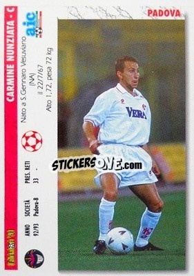 Cromo Carmine Nunziata / emanuele Pellizzaro - Italian League 1994 - Joker