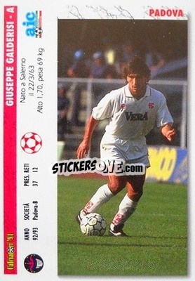 Sticker Giuseppe Galderisi / Roberto Simonetta - Italian League 1994 - Joker