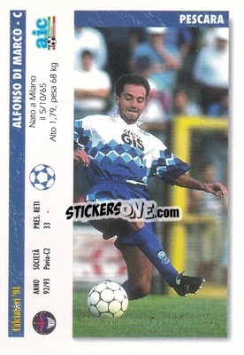 Sticker Alfonso Di Marco / salvatore Nobile - Italian League 1994 n. 426 - Joker
