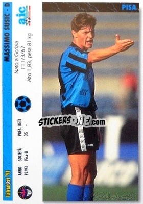 Cromo Massimo Susic / paolo Cristallini - Italian League 1994 - Joker