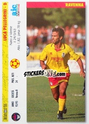 Sticker Luca Pellegrini - Italian League 1994 n. 437 - Joker