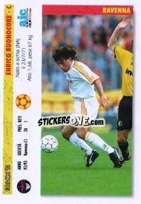 Sticker Enrico Buonocore / Francesco Conti - Italian League 1994 n. 439 - Joker