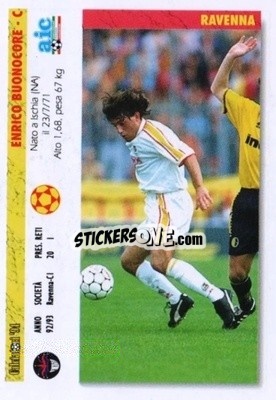 Sticker Enrico Buonocore / Francesco Conti - Italian League 1994 - Joker