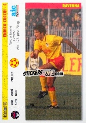 Cromo Enrico Cucchi / Mariano Sotgia - Italian League 1994 - Joker