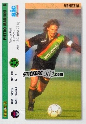 Figurina Pietro Mariani / cristian Servidei - Italian League 1994 - Joker