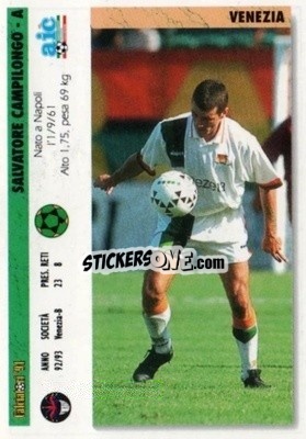 Sticker Salvatore Campilongo / Raffaele Cerbone - Italian League 1994 - Joker