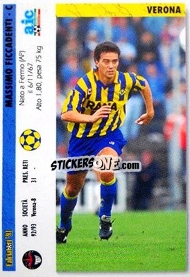 Figurina Massimo Ficcadenti / gianluca Pessotto - Italian League 1994 - Joker