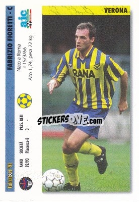 Sticker Fabrizio Fioretti / Davide Pellegrini - Italian League 1994 - Joker