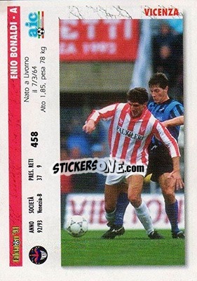 Sticker Fabio Viviani / Enio Bonaldi - Italian League 1994 - Joker