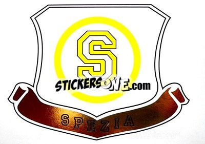 Cromo Spezia Badge - Italian League 1994 - Joker