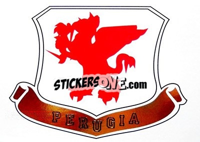 Figurina Perugia Badge - Italian League 1994 - Joker