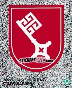 Sticker Stadtwappen - SV Werder Bremen. Lebenslang Grün-Weiss n. 3 - Juststickit