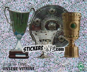 Sticker Unsere Vitrine - SV Werder Bremen. Lebenslang Grün-Weiss - Juststickit