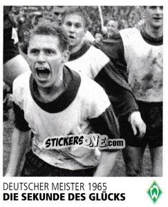 Cromo Die Sekunde des Glücks - SV Werder Bremen. Lebenslang Grün-Weiss - Juststickit