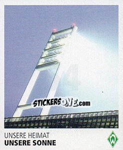 Cromo Unsere Sonne - SV Werder Bremen. Lebenslang Grün-Weiss - Juststickit
