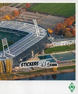 Figurina Das Weser-Stadion heute - SV Werder Bremen. Lebenslang Grün-Weiss - Juststickit