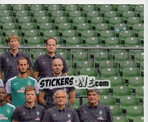 Sticker Unser Mannschaftsfoto - SV Werder Bremen. Lebenslang Grün-Weiss - Juststickit