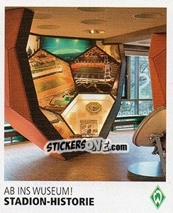 Sticker Stadion-Historie - SV Werder Bremen. Lebenslang Grün-Weiss - Juststickit