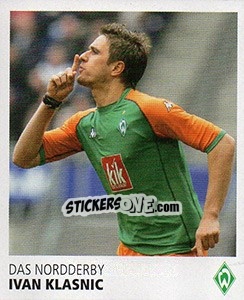 Sticker Ivan Klasnic - SV Werder Bremen. Lebenslang Grün-Weiss - Juststickit
