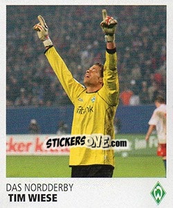 Sticker Tim Wiese - SV Werder Bremen. Lebenslang Grün-Weiss - Juststickit