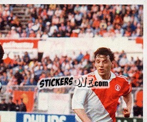 Sticker Klaus Allofs trifft zum 1:0 - SV Werder Bremen. Lebenslang Grün-Weiss n. 157 - Juststickit