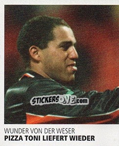 Figurina Pizza Toni liefert wieder - SV Werder Bremen. Lebenslang Grün-Weiss - Juststickit