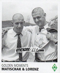 Figurina Matischak / Lorenz - SV Werder Bremen. Lebenslang Grün-Weiss - Juststickit