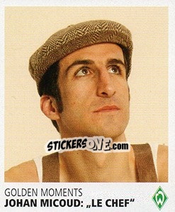 Sticker Johan Micoud: 'Le Chef' - SV Werder Bremen. Lebenslang Grün-Weiss n. 180 - Juststickit