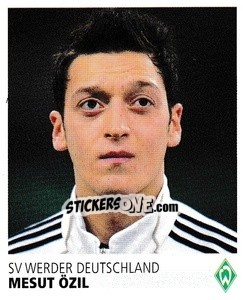 Sticker Mesut Özil - SV Werder Bremen. Lebenslang Grün-Weiss n. 205 - Juststickit