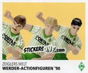 Cromo Werder-Actionfiguren '90 - SV Werder Bremen. Lebenslang Grün-Weiss - Juststickit