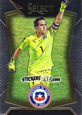 Sticker Claudio Bravo - Select Soccer 2015 n. 1 - Panini