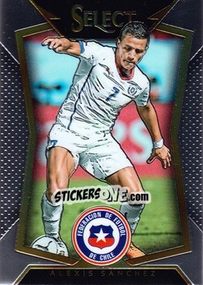 Sticker Alexis Sanchez - Select Soccer 2015 n. 2 - Panini