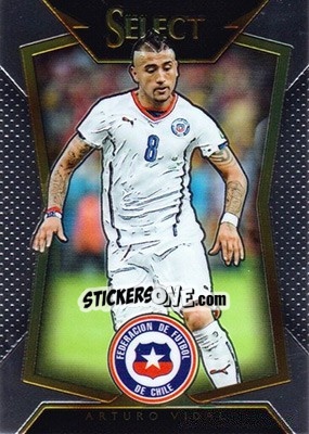 Sticker Arturo Vidal - Select Soccer 2015 n. 4 - Panini