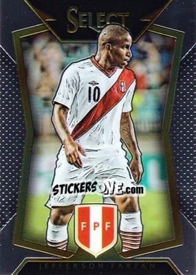 Sticker Jefferson Farfan - Select Soccer 2015 n. 9 - Panini