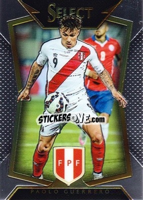 Sticker Paolo Guerrero - Select Soccer 2015 n. 10 - Panini