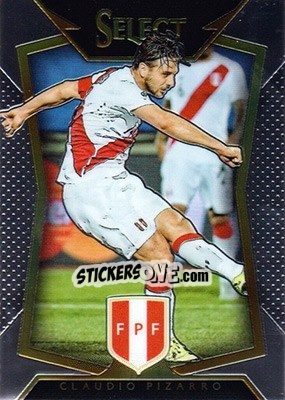 Sticker Claudio Pizarro - Select Soccer 2015 n. 11 - Panini