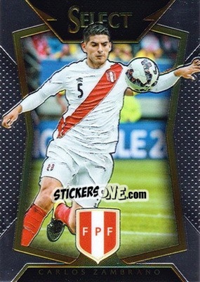 Sticker Carlos Zambrano - Select Soccer 2015 n. 12 - Panini