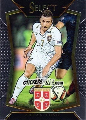 Sticker Zoran Tosic - Select Soccer 2015 n. 16 - Panini